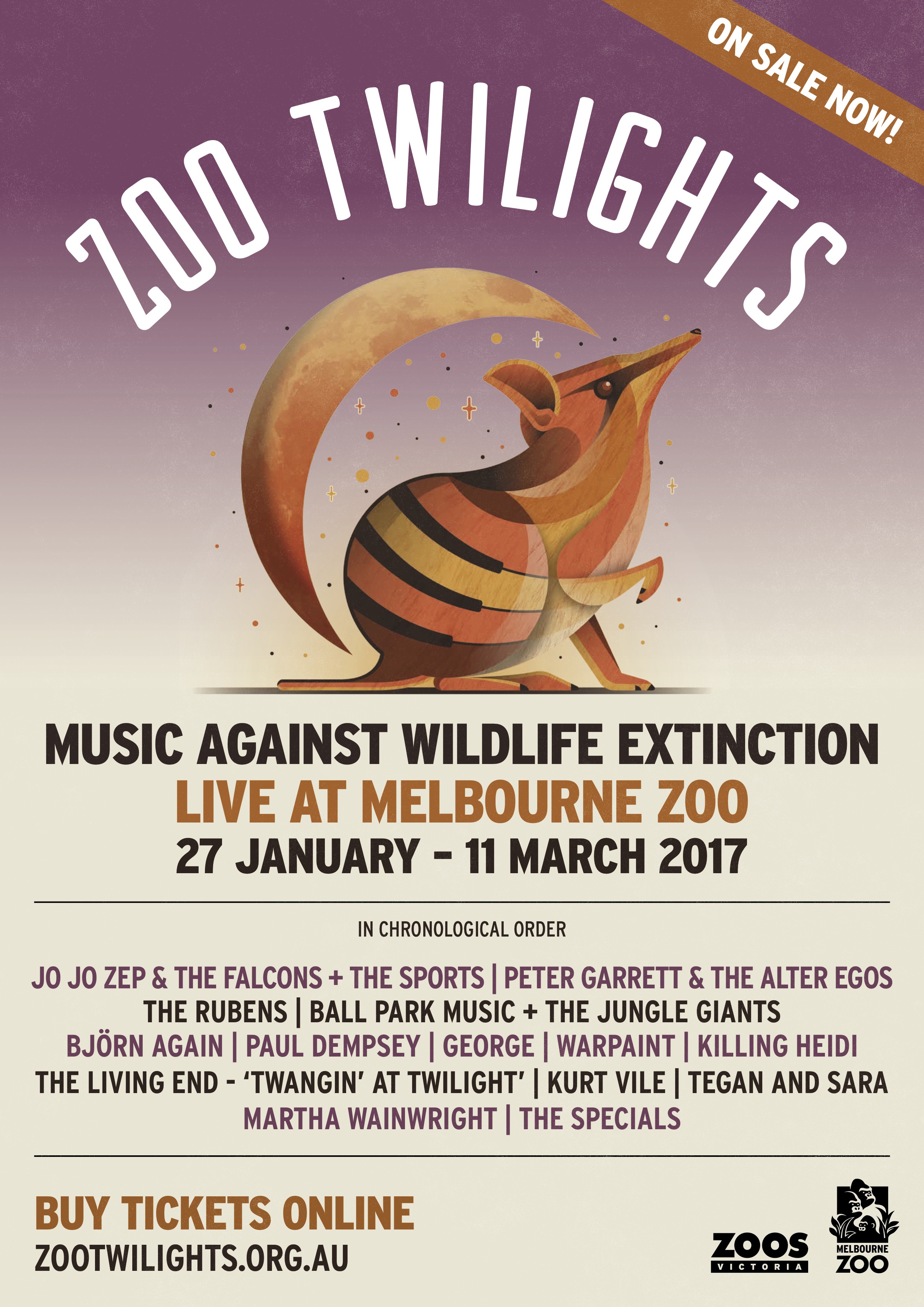 Paul to play Melbourne Zoo Twilights Concert Paul Dempsey