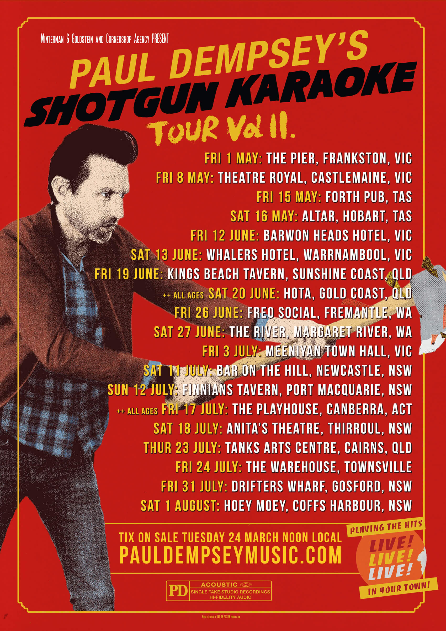 Shotgun Karaoke Vol 2 Tour